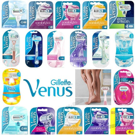 Women's razor blades Venus Gillette Smooth, blue