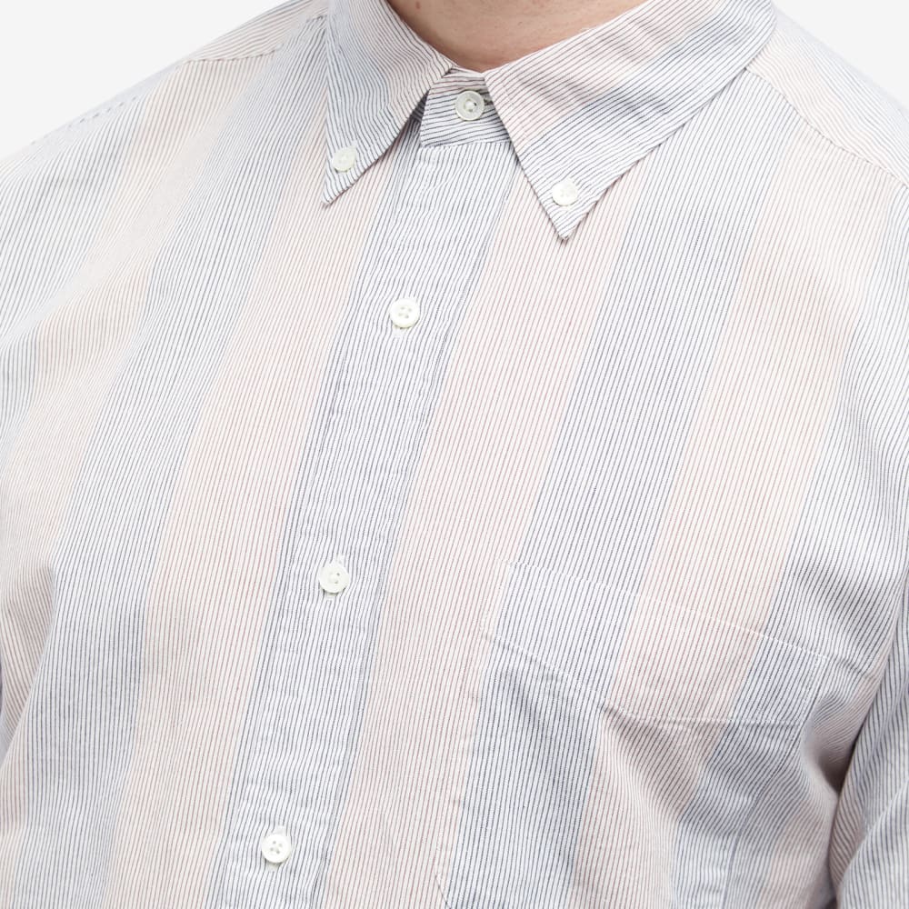 Beams Plus BD Shadow Striped Short Sleeve Shirt