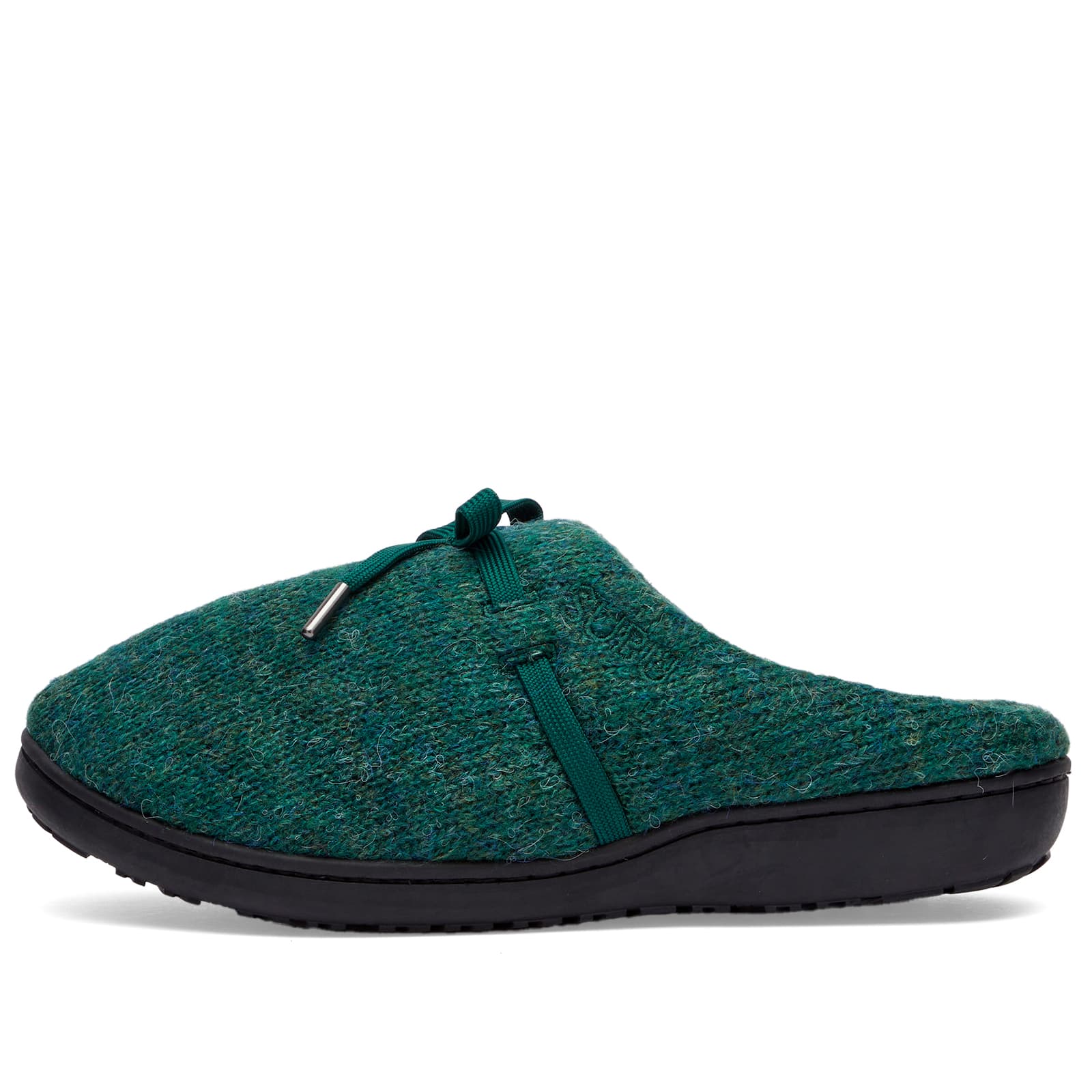 End flip-flops. X Subu ‘Winter Knit’, green