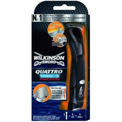 ماكينة حلاقة رجالية دقيقة من Wilkinson Sword Quattro Titanium