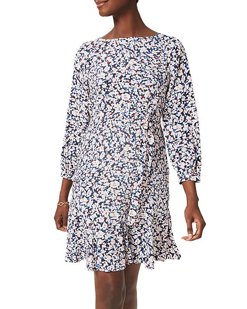 Martha dress with floral print HOBBS LONDON, color Multi