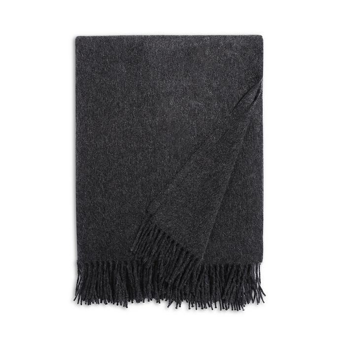 100% cashmere blanket Amicale, gray