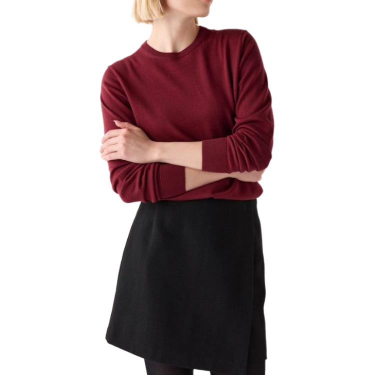 Women's sweater burgundy Uniqlo