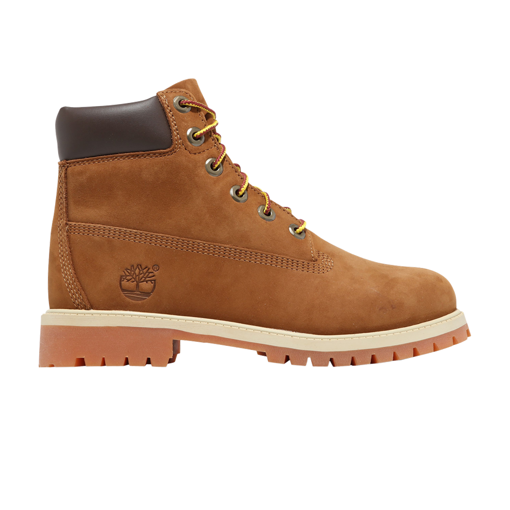 حذاء Timberland Premium مقاس 6 بوصات جونيور، بني