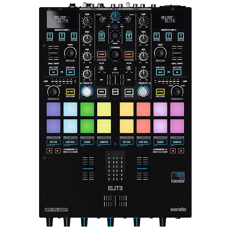 خلاط DVS عالي الأداء Reloop ELITE لـ Serato