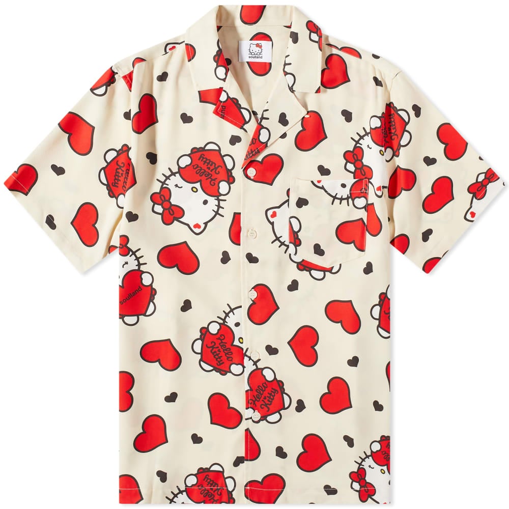 Soulland x Hello Kitty Orson Heart Vacation Shirt - END. , white