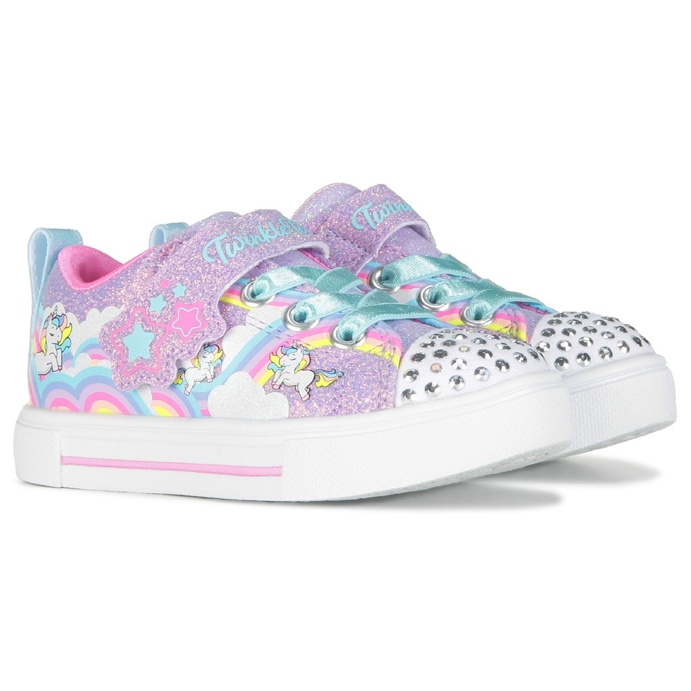 حذاء رياضي Skechers Twinkle Sparks للأطفال الصغار/الأطفال الصغار، متعدد الألوان