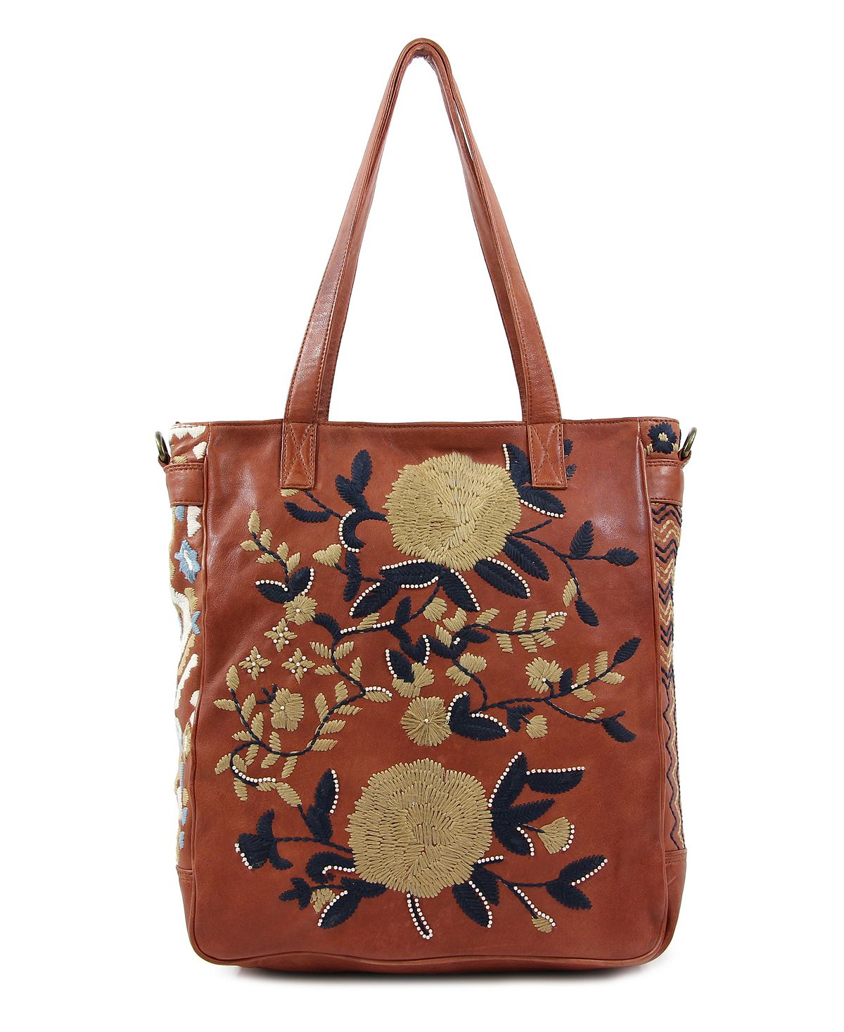 Women's large Flora Soul bag with hand embroidery OLD TREND