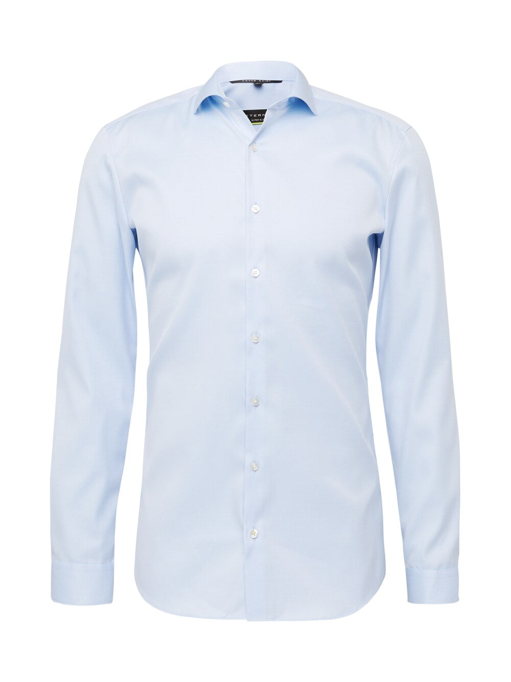 Slim fit button down shirt Eterna, light blue