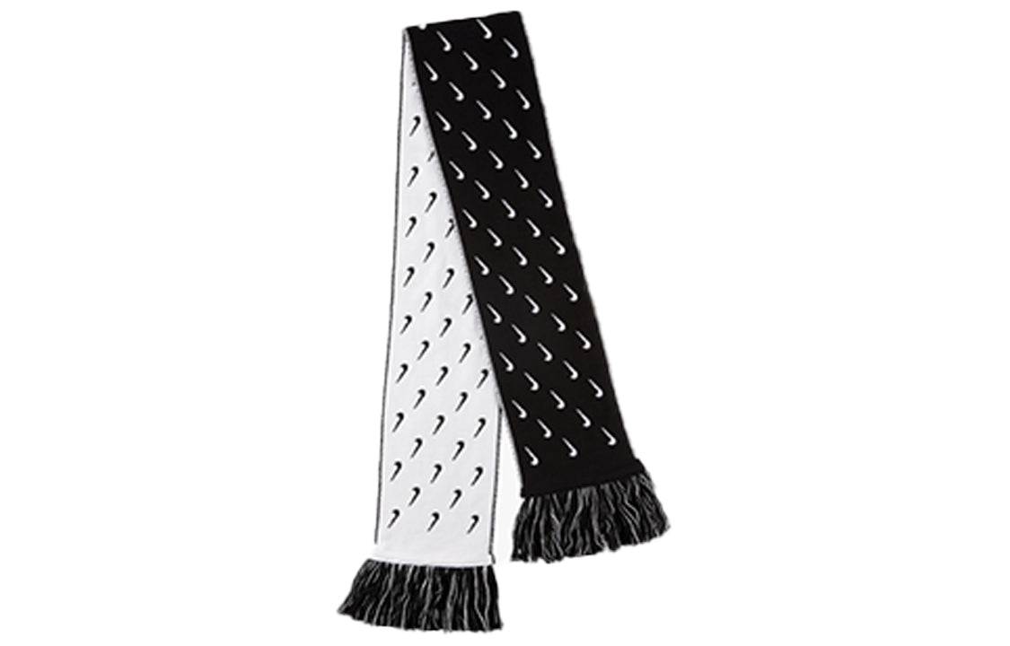 Nike Unisex Knit Scarf Black White