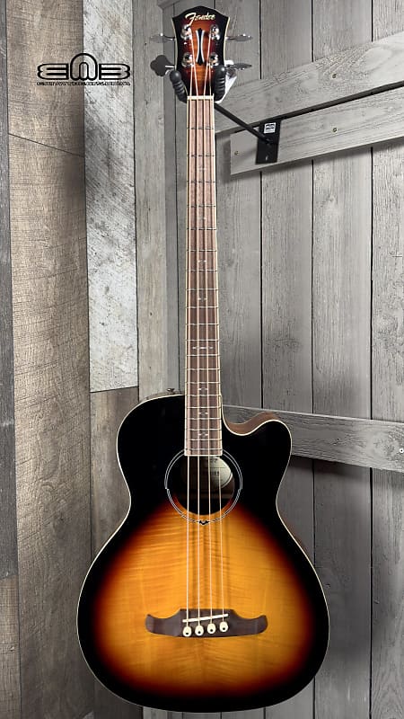 جيتار باس Fender FA-450CE Bass، Laurel Fingerboard، 3-Color Sunburst Acoustic Bass Guitar 0971443032