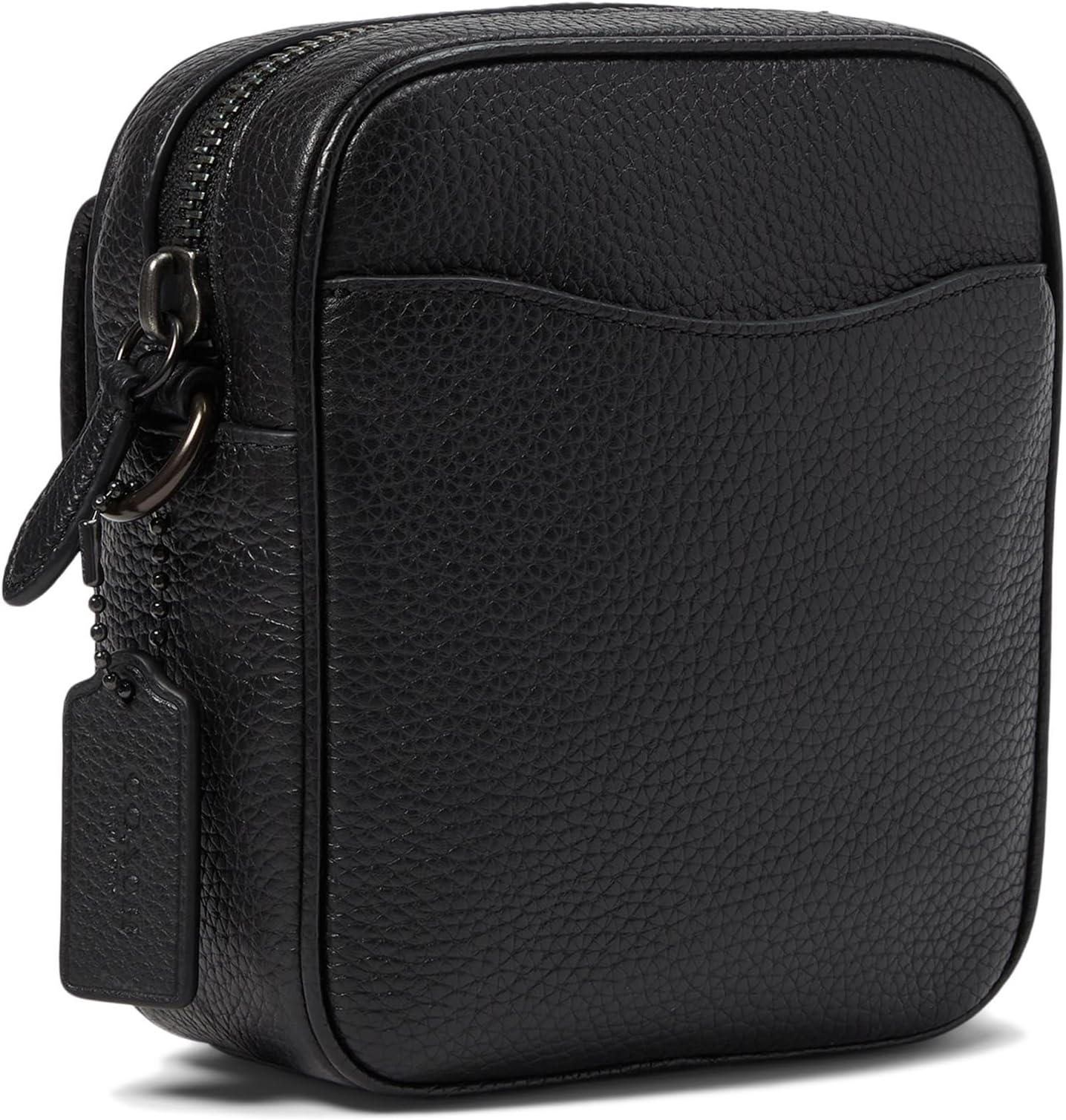 Beck pebble leather crossbody COACH, black