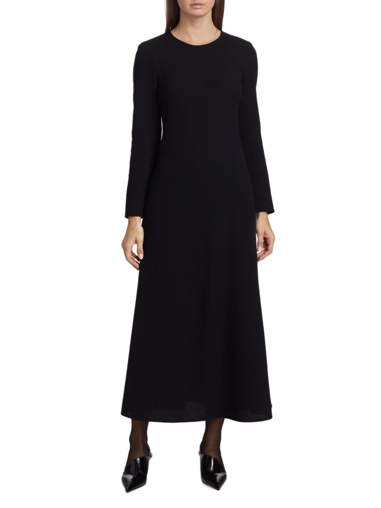 A-line dress with cutout back Lafayette 148 New York, black