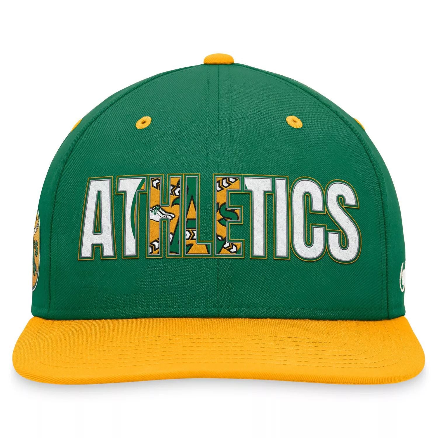 قبعة Nike Green Oakland Athletics Cooperstown Collection Pro للرجال