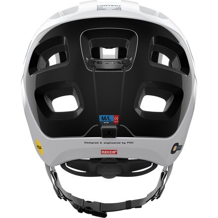 Tectal Race Mips POC Helmet, Hydrogen White/Uranium Black