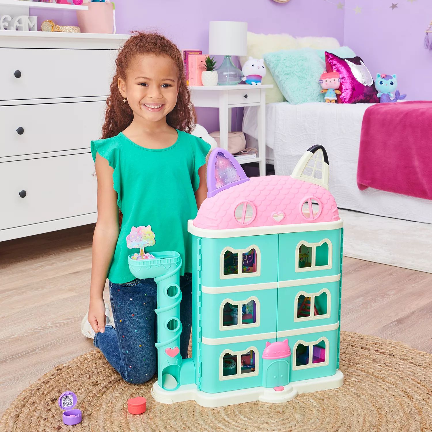 Spin Master DreamWorks Gabby's Dollhouse Purrfect with 2 Action Figures and Spin Master Accessories