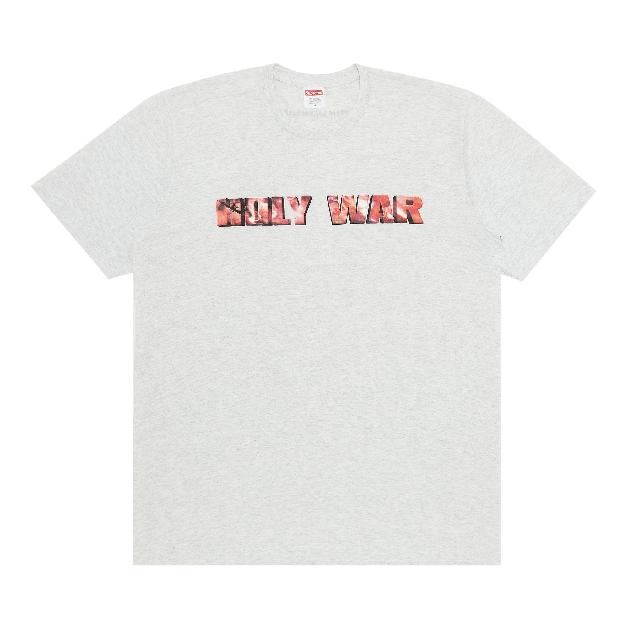 Supreme Holy War T-Shirt, Ash Gray