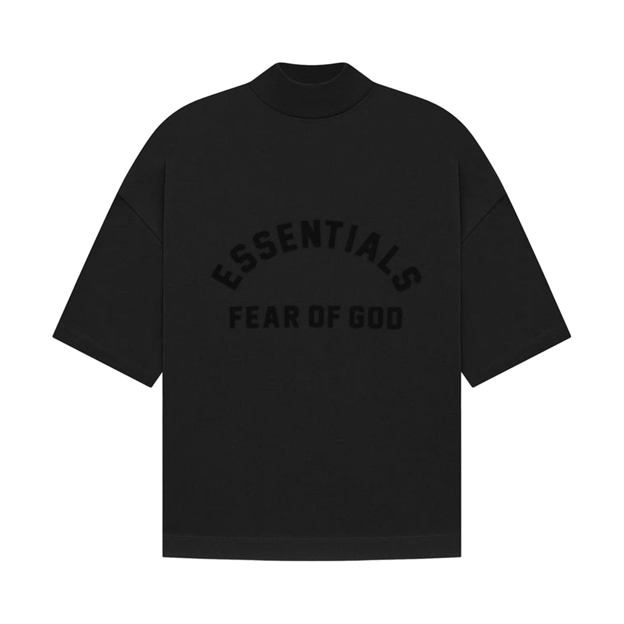 تي شيرت أطفالي Fear of God Essentials Jet Black