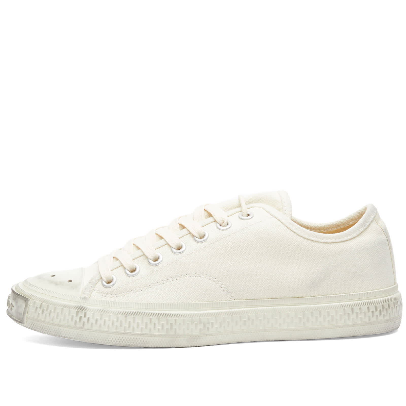 Acne Studios Ballow Soft Tumbled Tag Sneakers, white