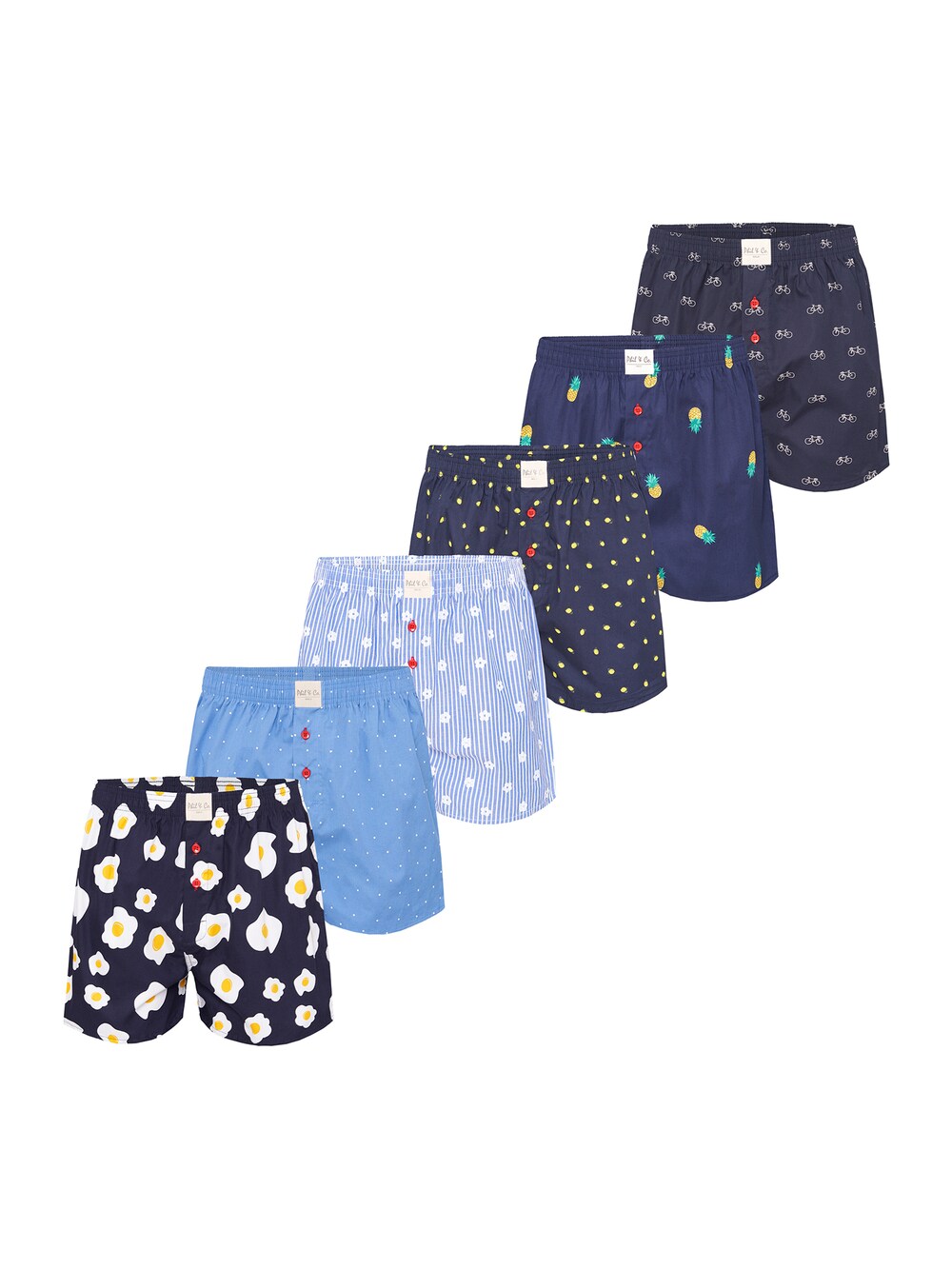 Boxer briefs Phil & Co. Berlin Prints, mixed colors