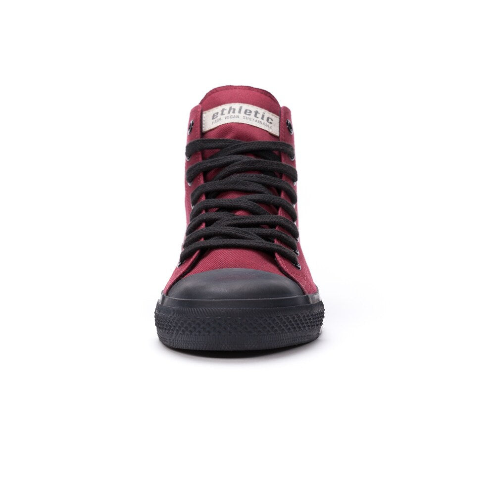 Ethletic high top sneakers, dark red