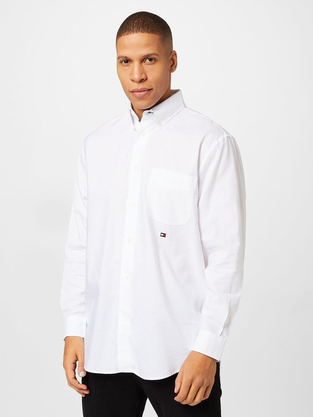 Tommy Hilfiger Regular Fit Button Down Shirt, White