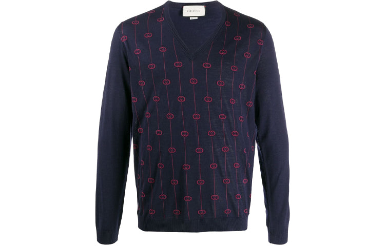 Gucci Men's Sweater, Blue