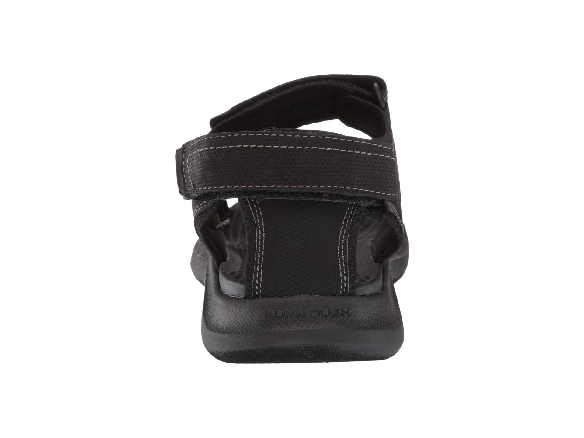 صندل Nunn Bush Rio Vista 3-Strap River باللون الأسود