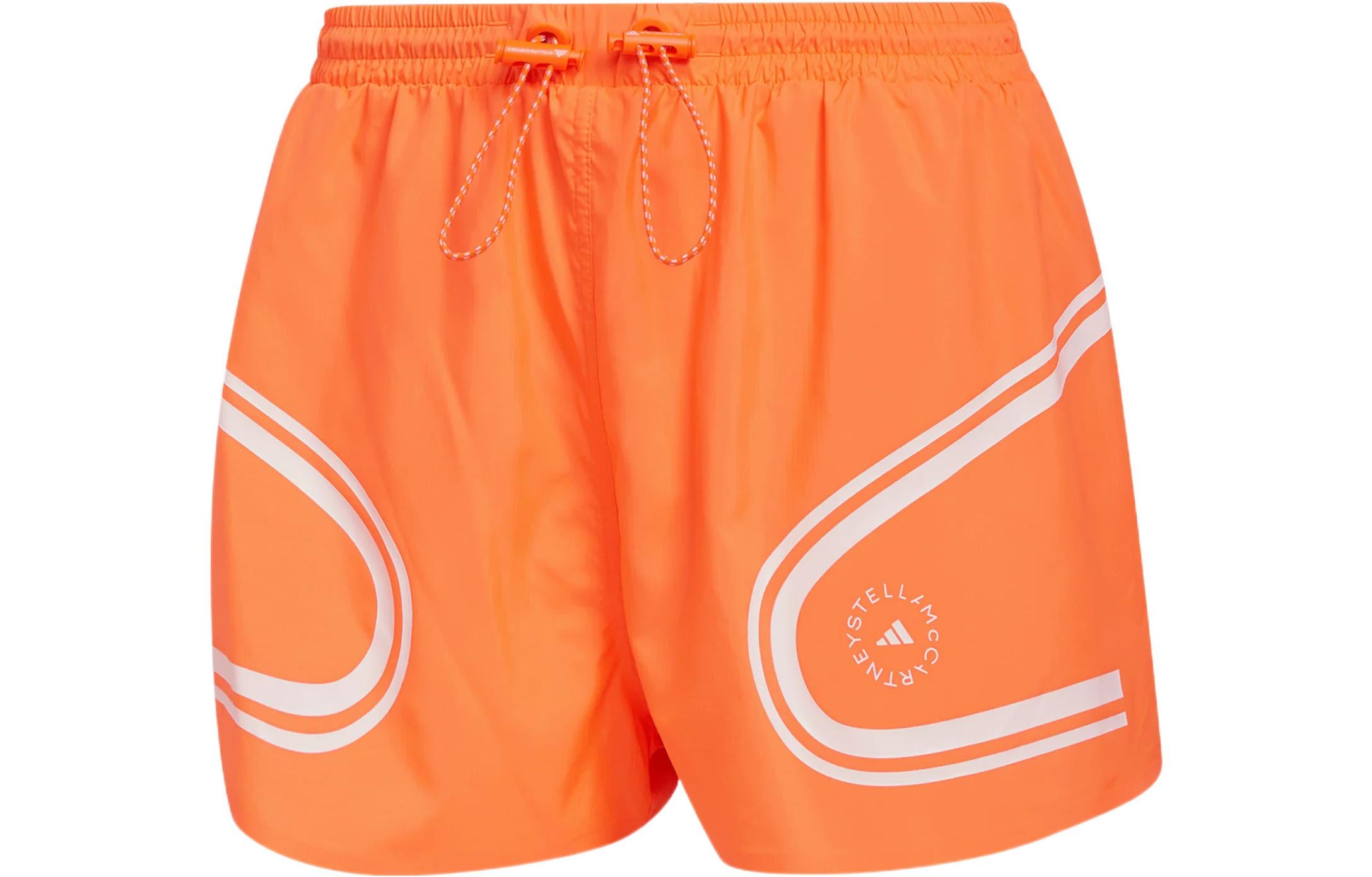 Stella Mccartney X Casual Shorts Womens Orange Adidas