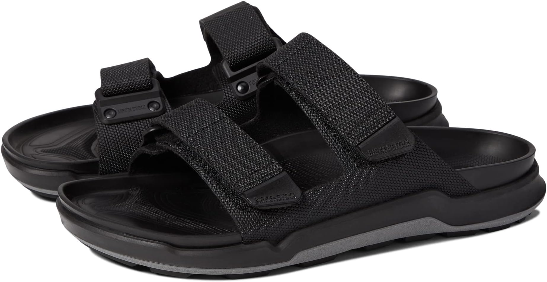 Atacama Outdoor Birkenstock Flat Sandals in Futura Black Birko-Flor 1