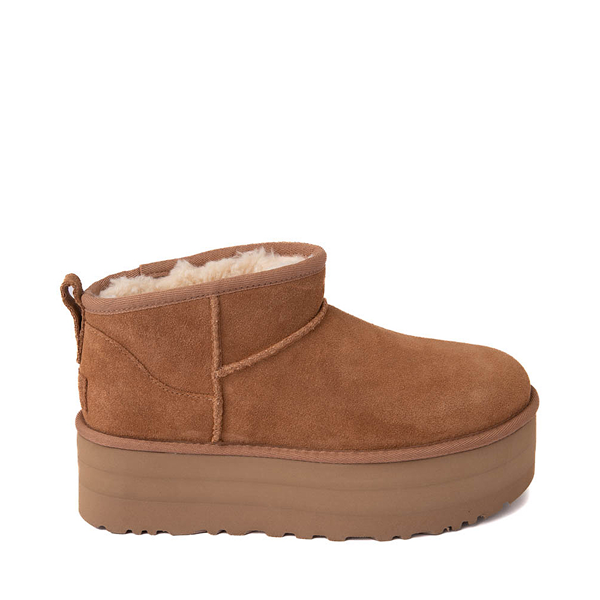 Women's UGG Classic Ultra Mini Platform Boots, Chestnut