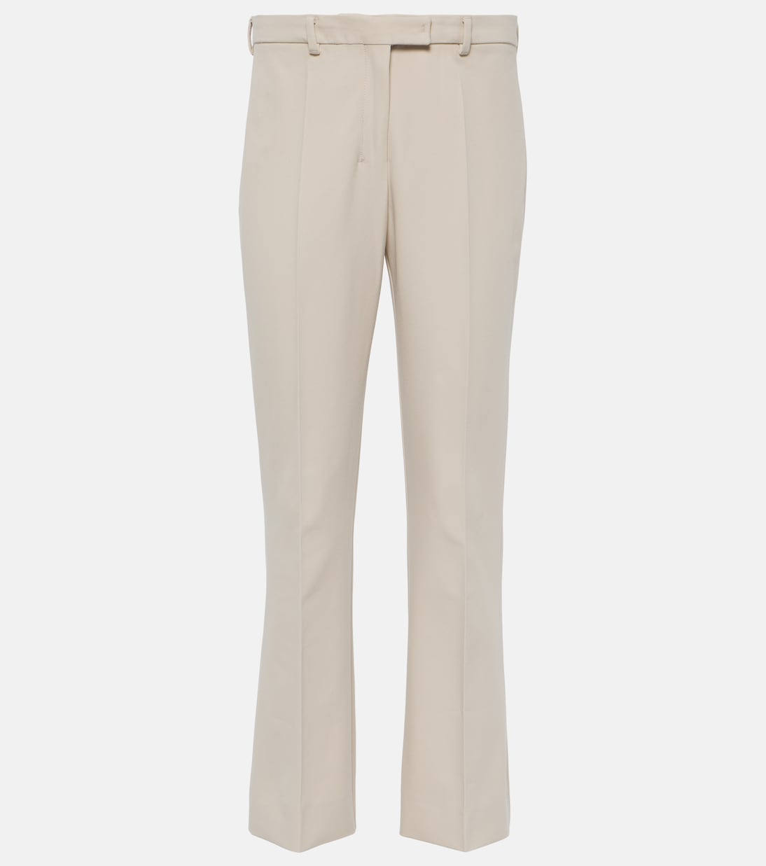 Fatina 'S Max Mara cropped straight trousers, white