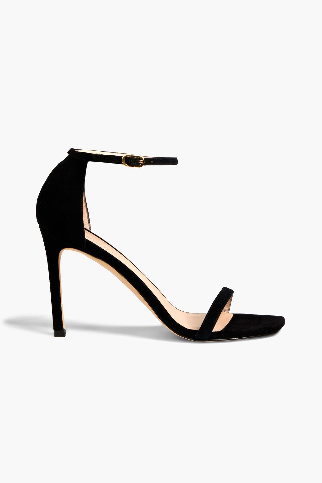 Suede sandals Amelina 85 STUART WEITZMAN, black