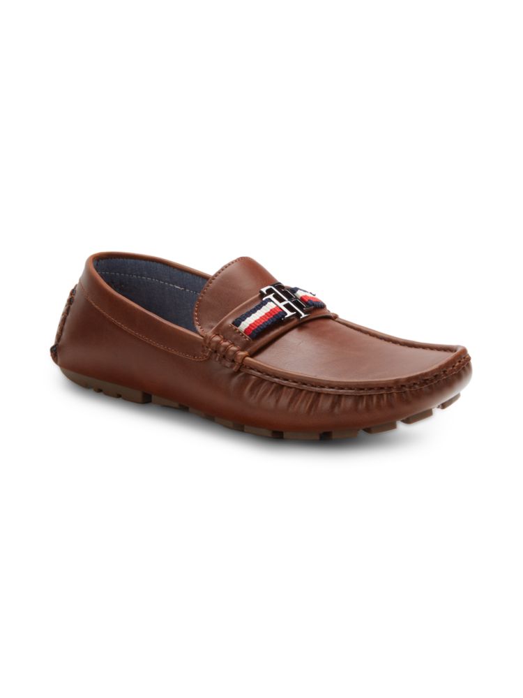 Tmatino Tommy Hilfiger Driving Moccasins, Brown