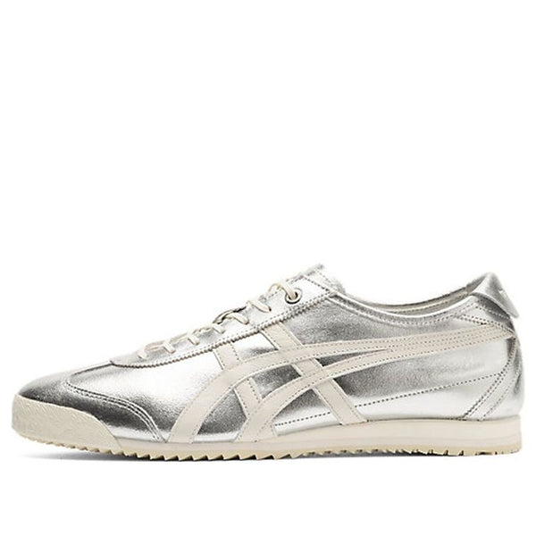 حذاء Onitsuka Tiger MEXICO 66 SD باللون الفضي الكريمي، بيج