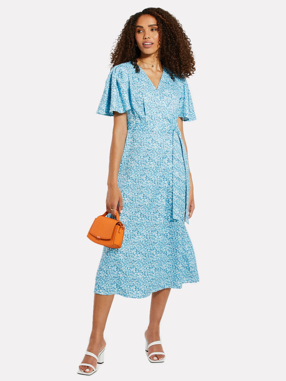 Summer dress Threadbare Koko, light blue/dark blue