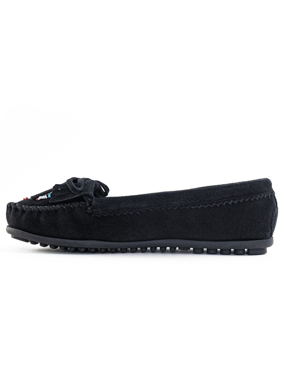 Minnetonka Thunderbird moccasins, black