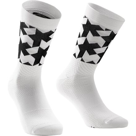 جوارب EVO Assos Monogram باللون الأبيض المقدس