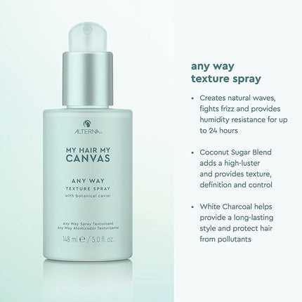 بخاخ شعر My Hair My Canvas Any Way Texture Spray، 5 أونصة، Alterna