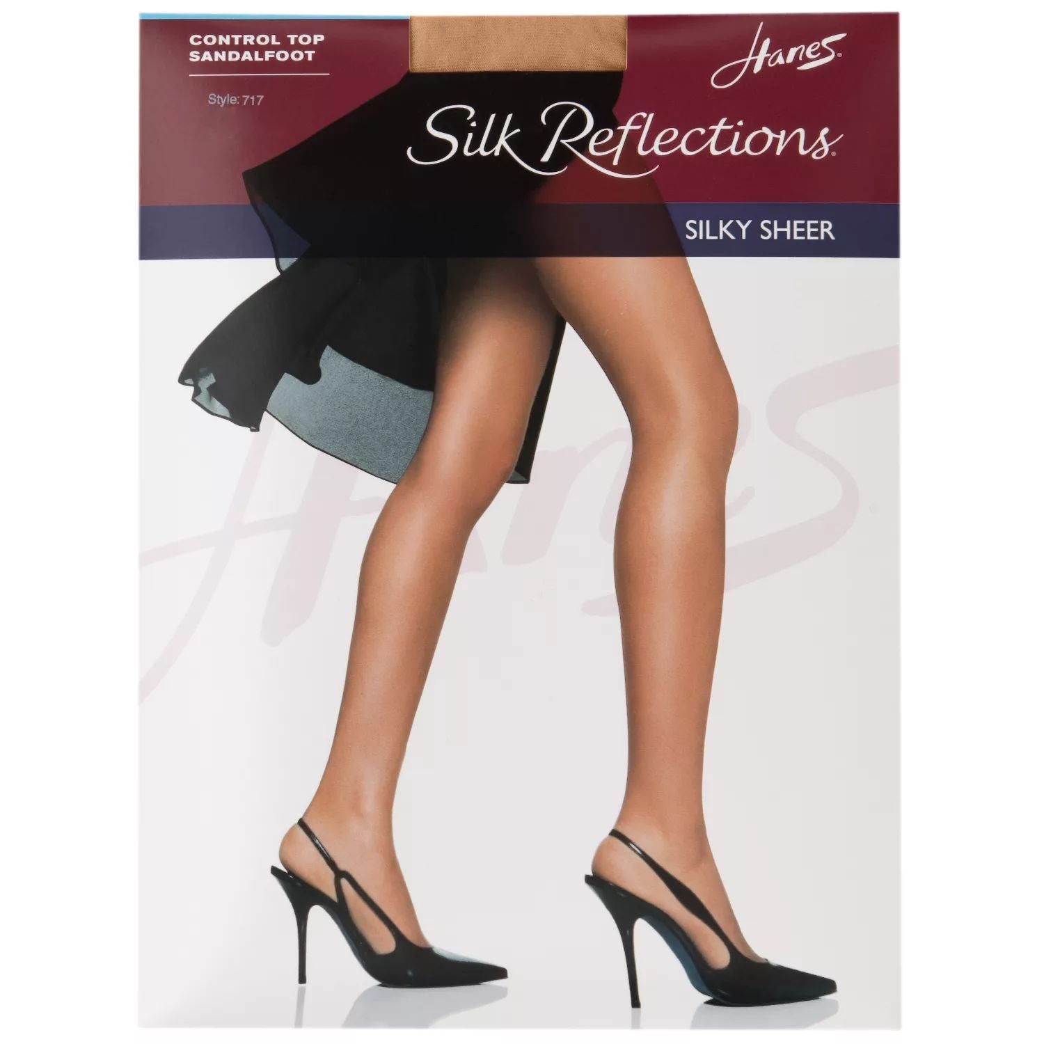 جوارب شفافة من الحرير Hanes Silk Reflections 717 Hanes