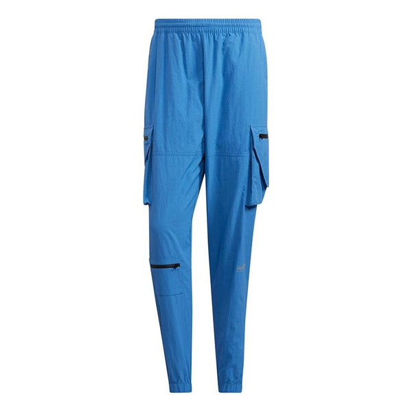 بنطلون رياضي رجالي adidas originals Adv Pants بجيب جانبي واحد مع وصلات للقدمين بنطلون رياضي/بنطلون رياضي/بنطلون رياضي أزرق متعدد الألوان