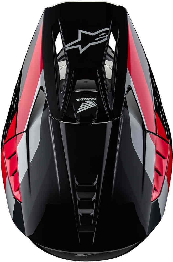 SM5 Honda Alpinestars Motocross Helmet Black Red