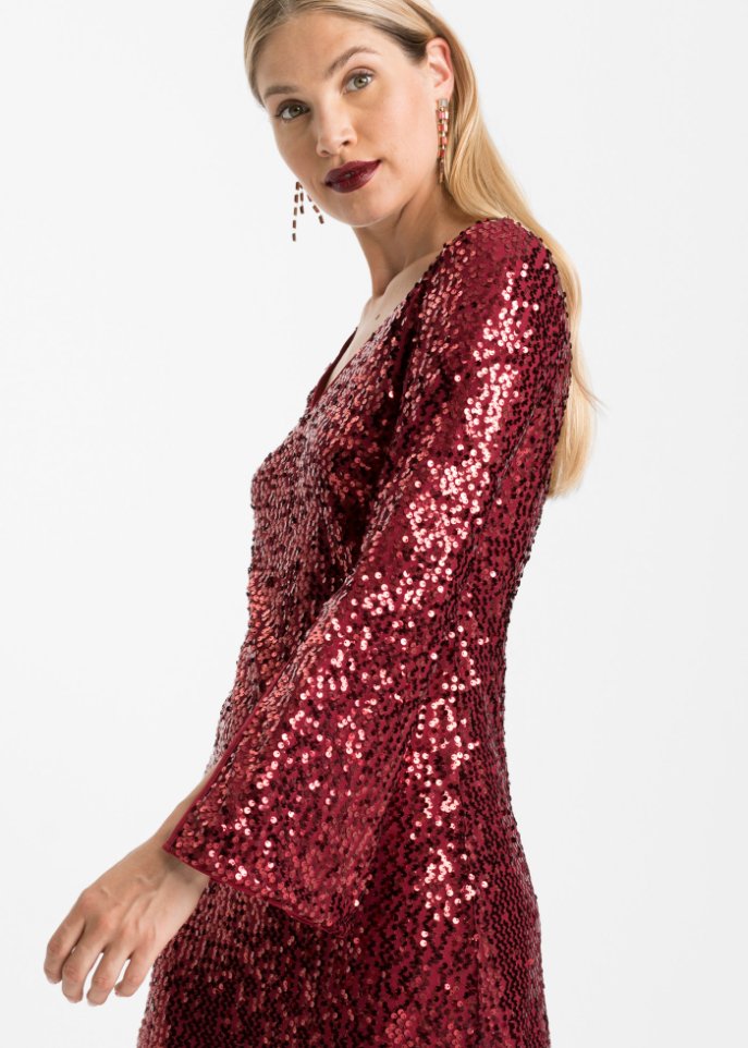 Bodyflirt Boutique sequin dress, red