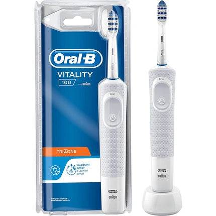 610520 فرشاة أسنان كهربائية قابلة لإعادة الشحن Vitality 100 Trizone من Oral-B