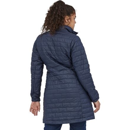 Patagonia women's Nano Puff parka, dark blue