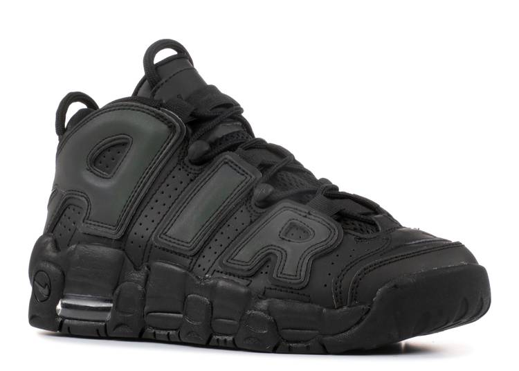 حذاء رياضي Nike AIR MORE UPTEMPO GS 'REFLECTIVE' باللون الأسود