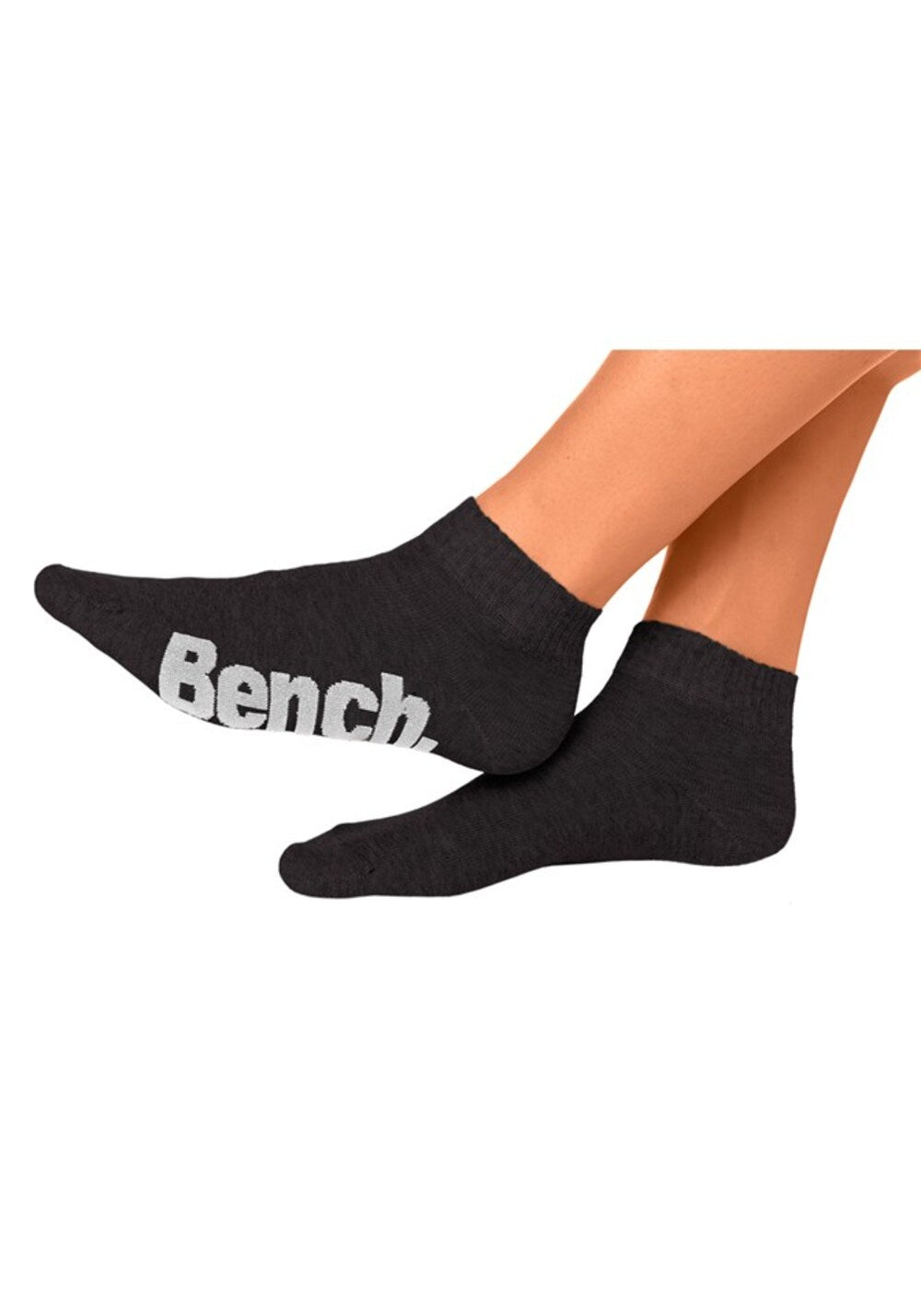 Bench ankle socks, black