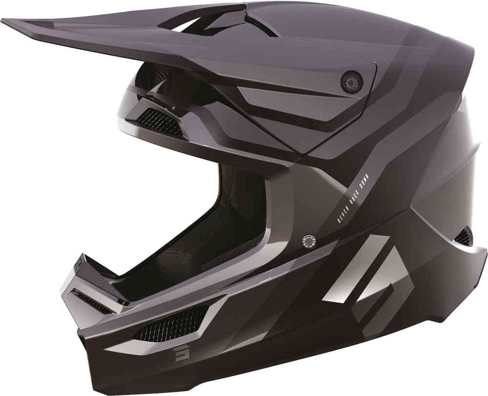 Race Sky Shot motocross helmet, black/gray