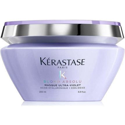 Hair mask Blond Absolu Anti-Brass Purple with hyaluronic acid and edelweiss flower 200ml , Kerastase