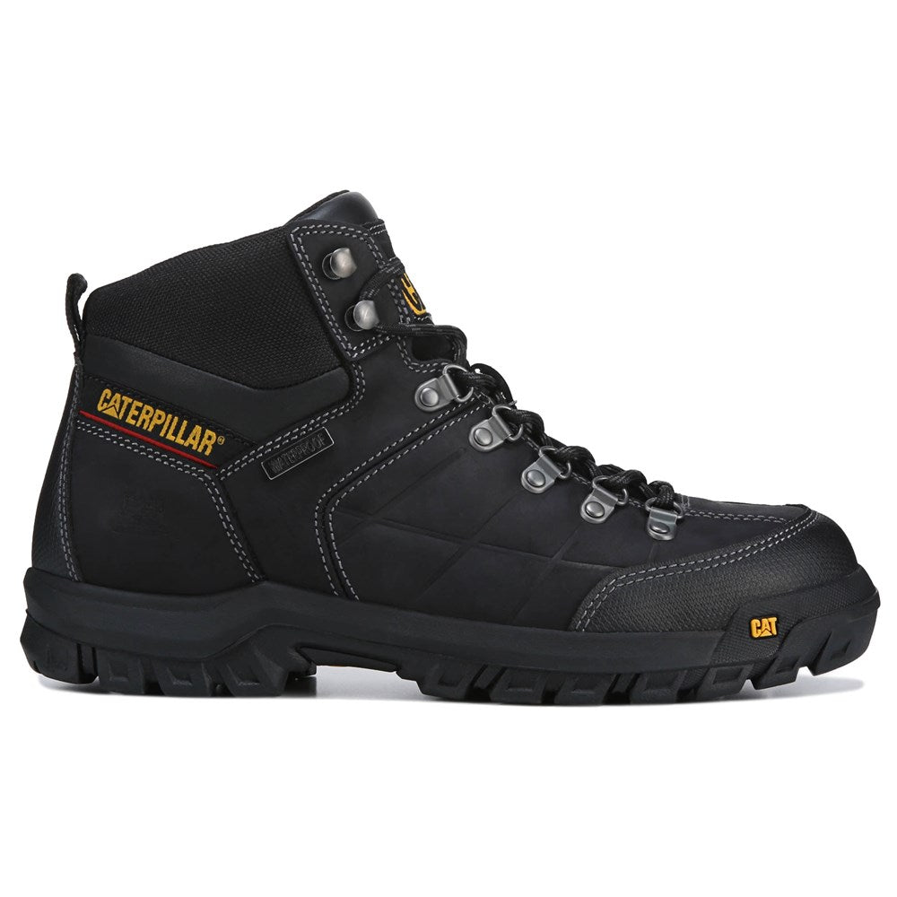 Caterpillar Men's Waterproof Work Boots Medium/Wide Threshold black